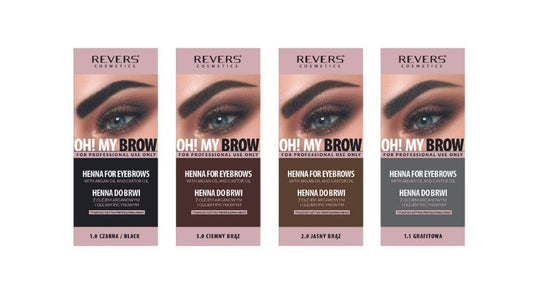 REVERS Cosmetics - Oh! My Brow 2.0 - Wenkbrauw Henna Lichtbruin met Arganolie