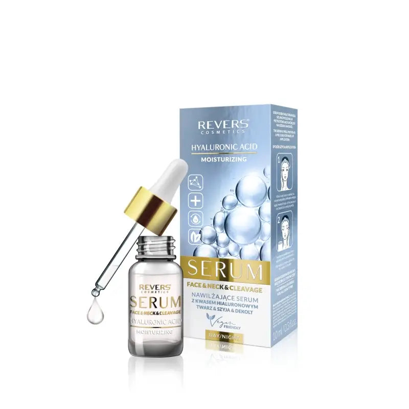 REVERS Cosmetics - Brightening Serum voor Gezicht – Hyaluronzuur – 10 ml – Hydratatie & Glow