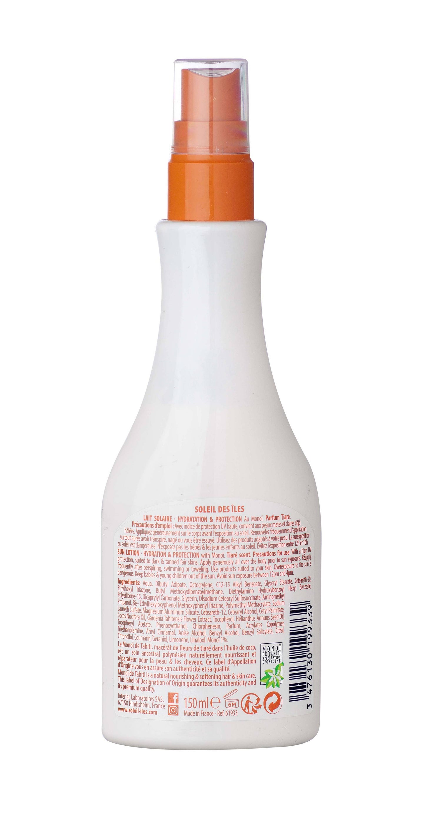 Soleil des Îles - Monoï geparfumeerde eilandenspray melk SPF 30