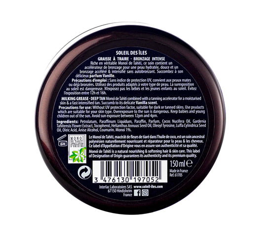 Soleil des Îles - Vanille tanning butter SPF 0 - Intensieve bruining met monoi de Tahiti