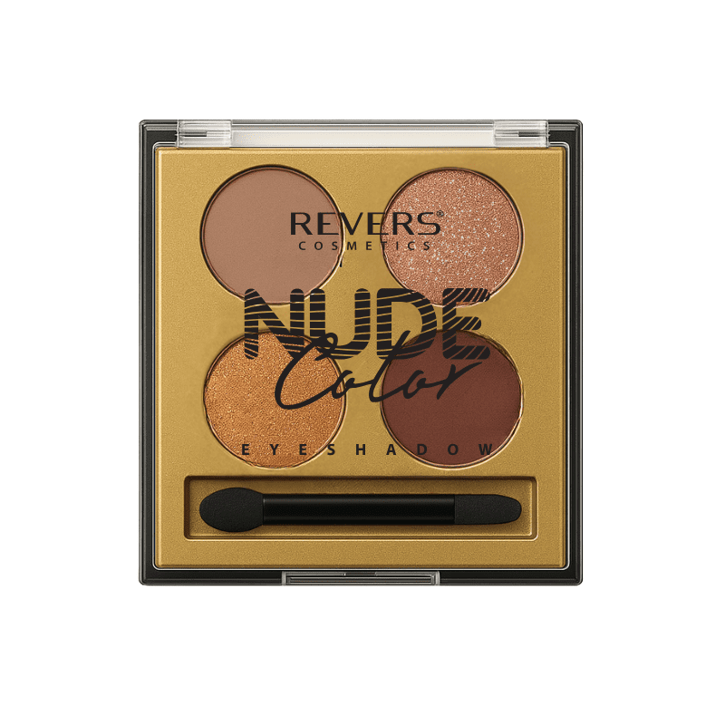 REVERS Cosmetics Nude Color Oogschaduw 02 – Matte & Parel Finish – Langhoudende Oogschaduw – 4 g