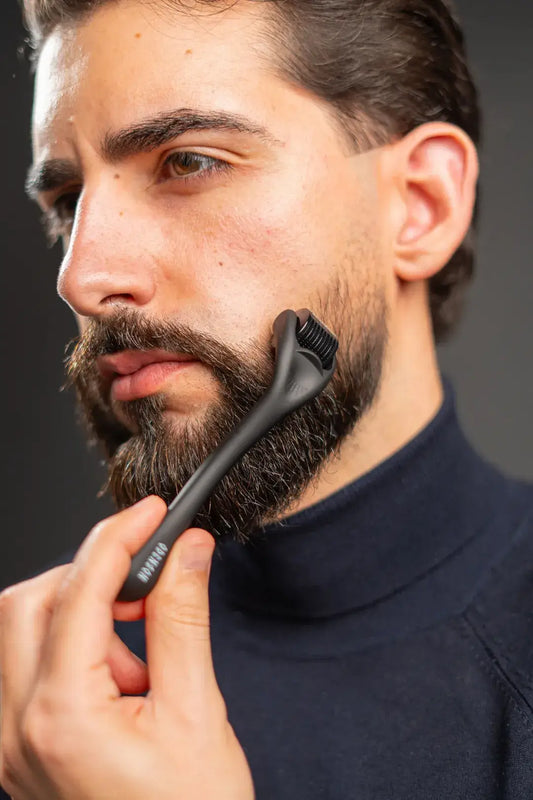 Odenson Baardroller – Derma Roller voor Baardgroei & Gezichtsbeharing – Microneedling Roller