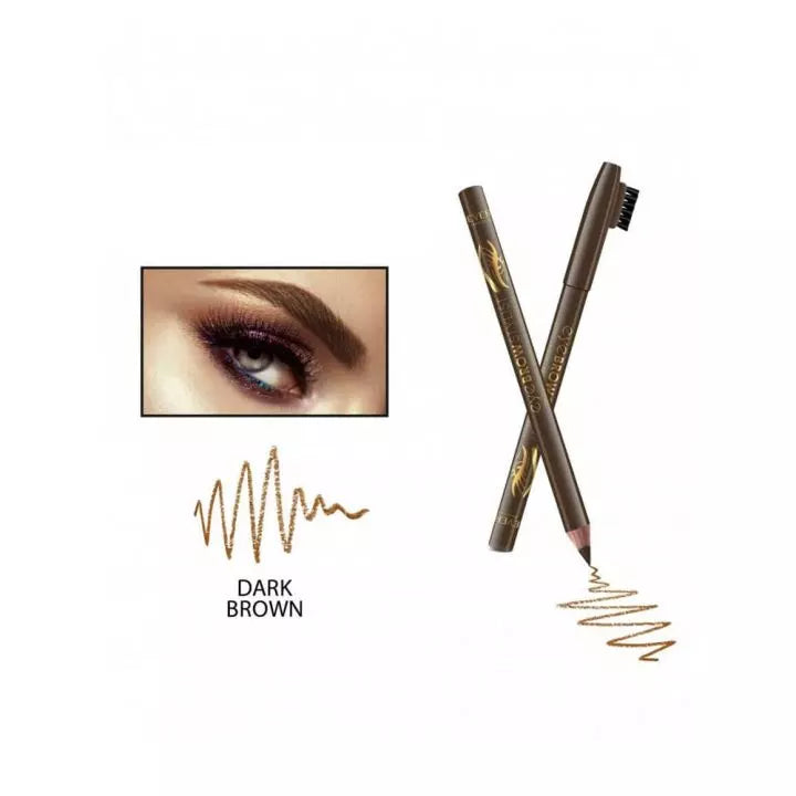 REVERS Cosmetics Eye Brow Stylist – Wenkbrauwpotlood met Borsteltje – Dark brown – Waterproof – 1,2 g