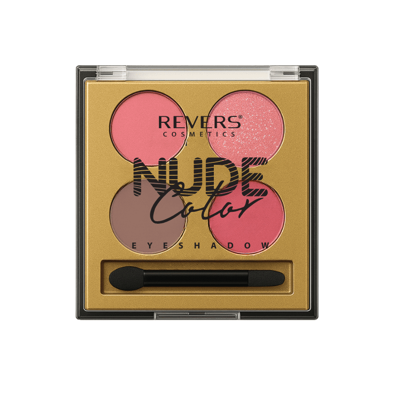 REVERS Cosmetics Nude Color Oogschaduw 04 – Matte & Parel Finish – Langhoudende Oogschaduw – 4 g