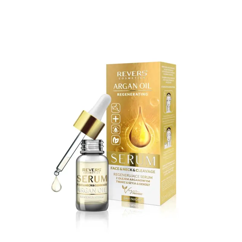 REVERS Cosmetics - Brightening Serum voor Gezicht – Arganolie – 10 ml – Voeding & Glow