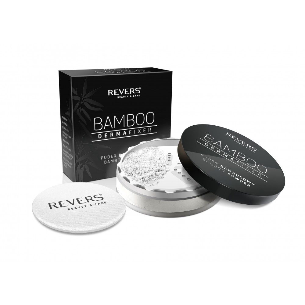 REVERS Cosmetics Bamboo Derma Fixer – Transparante Bamboe Fixeerpoeder – Matterend Los Poeder – 8 g