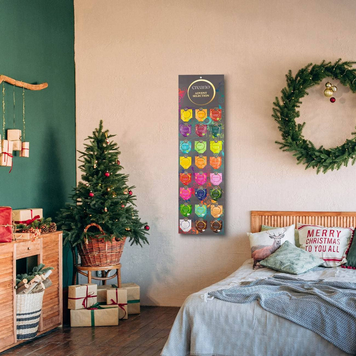 Adventskalender, 24-pack biologische theezakjes thee *²