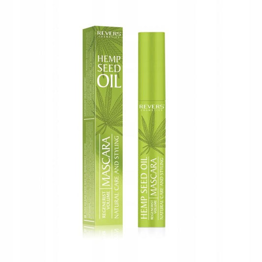 REVERS Cosmetics Hemp Seed Oil Regenerist Volume Mascara – Zwart – 12 ml – Verlengende & Volume Mascara met Hennepzaadolie