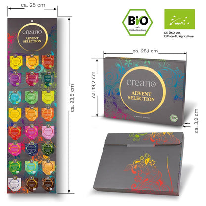 Adventskalender, 24-pack biologische theezakjes thee *²
