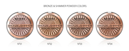 REVERS Cosmetics - Bronzing poeder BRONZE & SHIMMER nr 03, 9g