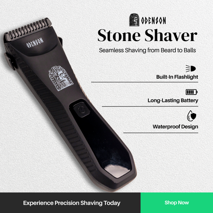 Odenson Stone Shaver - Baard- en lichaams scheerapparaat