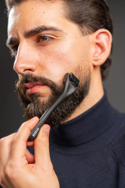 Odenson Baardgroeikit – Baardgroeiserum, Baardroller & Cleaner – Complete Baardverzorgingsset voor Mannen