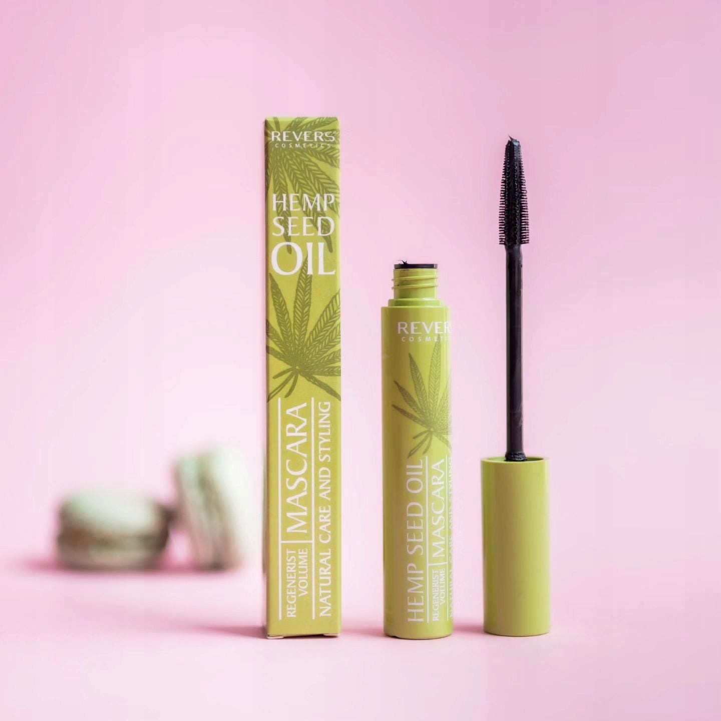 REVERS Cosmetics Hemp Seed Oil Regenerist Volume Mascara – Zwart – 12 ml – Verlengende & Volume Mascara met Hennepzaadolie