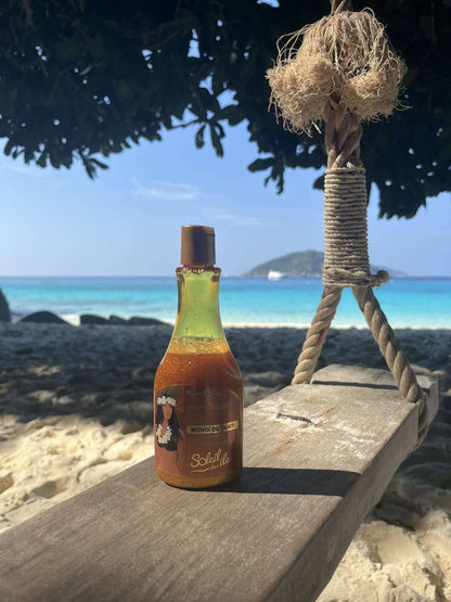 Soleil des Îles - Glinsterende Olie met Tiaré Geur – 150 ml – Tan Booster SPF 0 – Shimmering Dry Oil