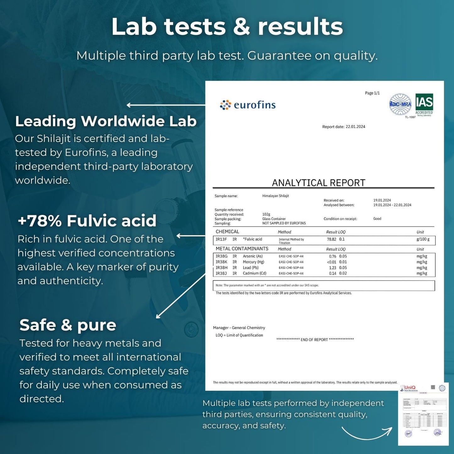 Pure Shilajit Resin from Himalaya - 100% authentic & purified