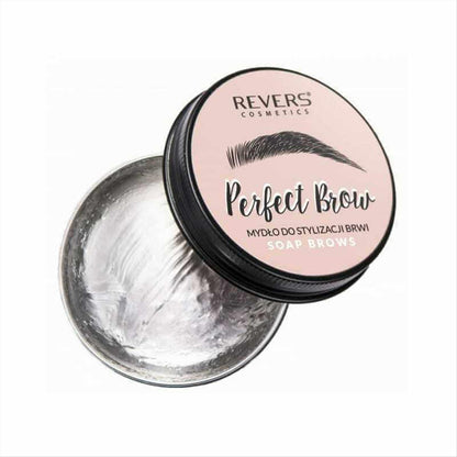 REVERS Cosmetics Perfect Brow – Wenkbrauw Styling Zeep – Transparant – 20 g – Brow Soap met Laminatie Effect