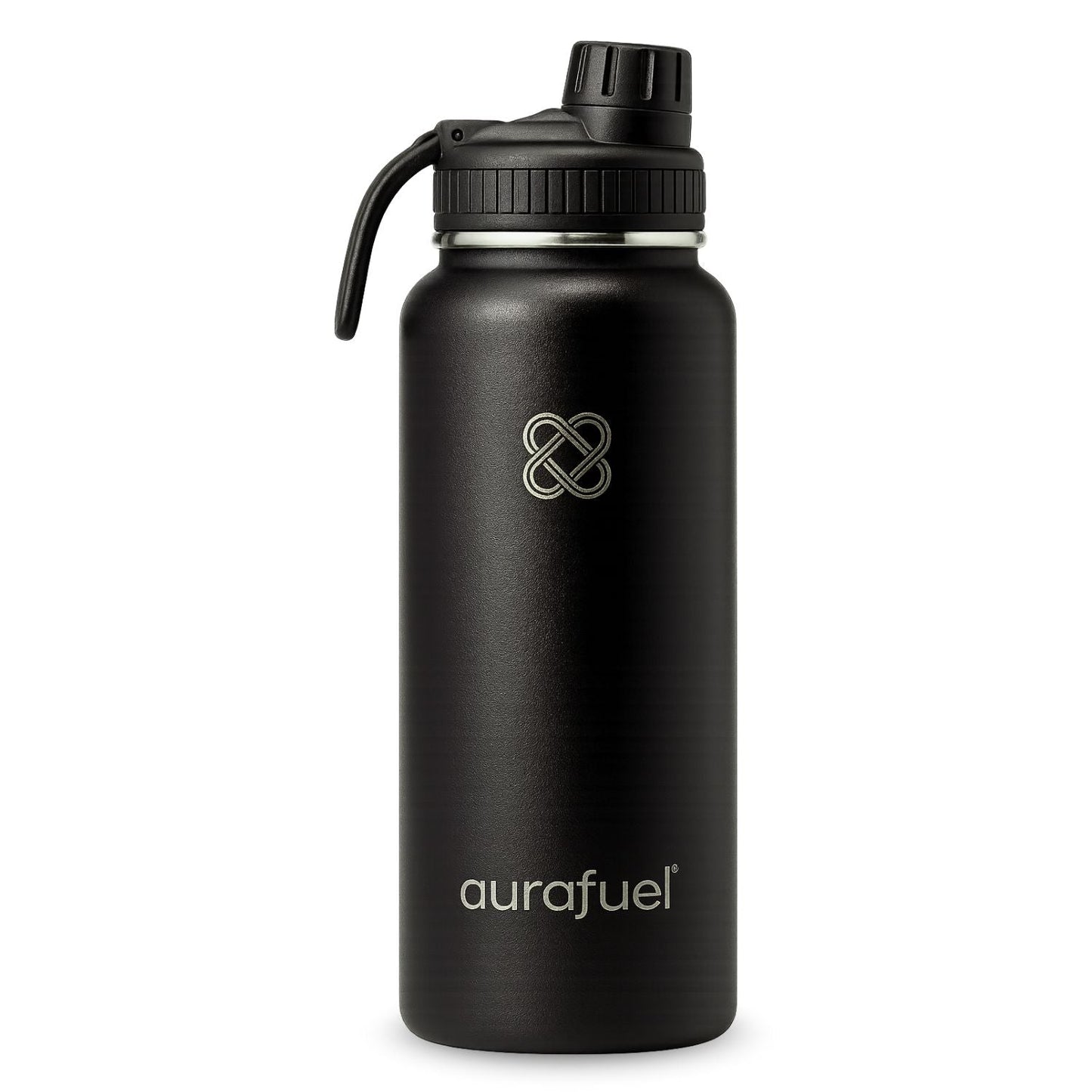 Stainless Steel Drink Bottle - Black