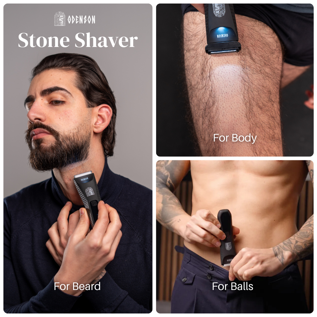 Odenson Stone Shaver - Baard- en lichaams scheerapparaat