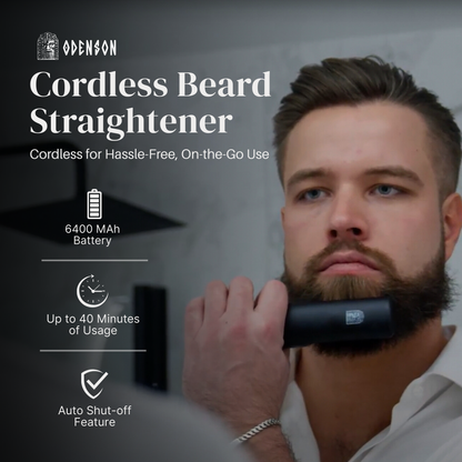 Odenson Beard Forger - Draadloze baardborstel en stijltang