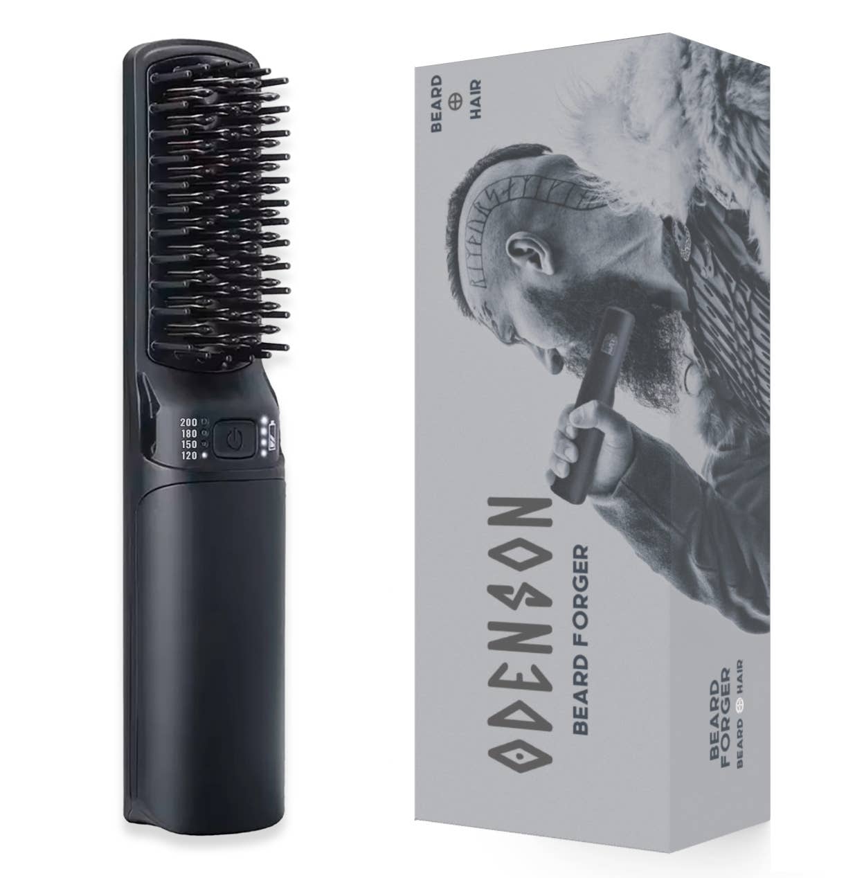 Odenson Beard Forger - Draadloze baardborstel en stijltang