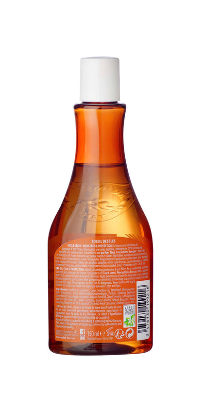 Soleil des Îles - Droge Olie met Tanning Accelerator & Eilandengeur SPF 30 – 150 ml – Zonneolie met Monoï de Tahiti