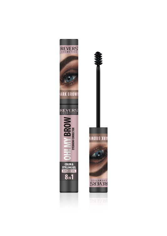 REVERS Cosmetics - Oh! My Brow - Wenkbrauw Concealer Gel – Donkerbruin – 7 ml – Kleur &amp; Fixatie in één