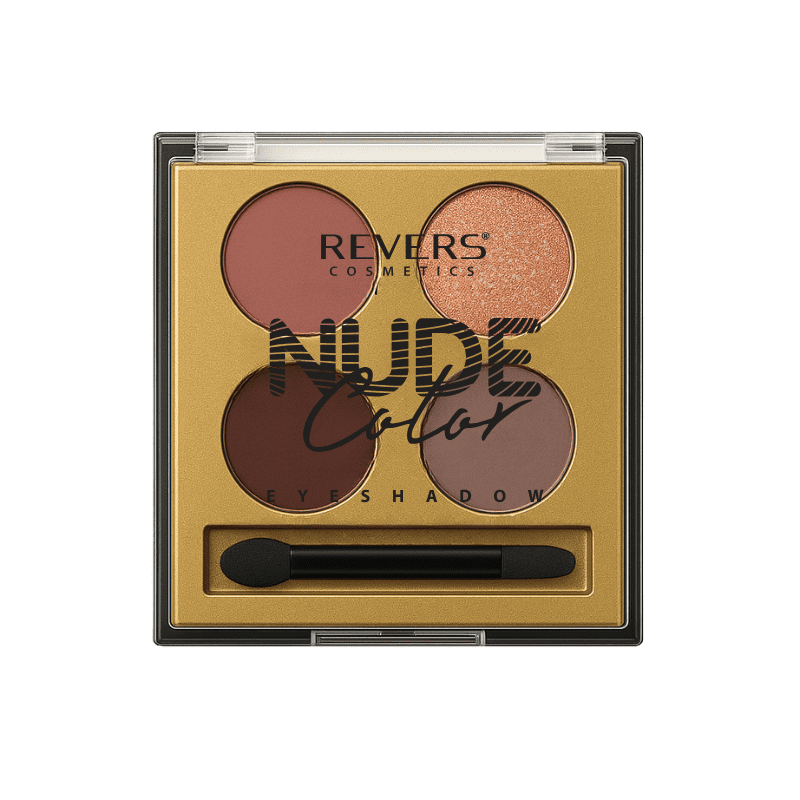 REVERS Cosmetics Nude Color Oogschaduw 01 – Matte & Parel Finish – Langhoudende Oogschaduw – 4 g